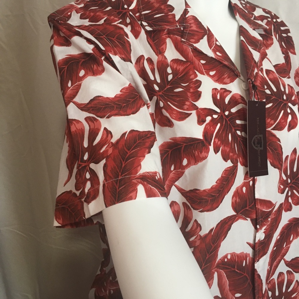 Black Brown 1862 men’s summer shirt - Picture 3 of 14